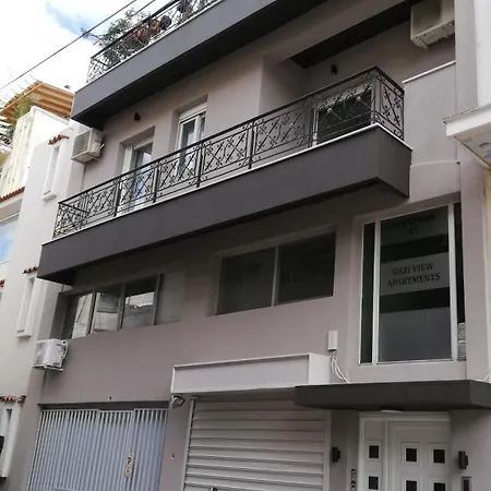 Gazi View Apartments #1 Athen Exterior foto